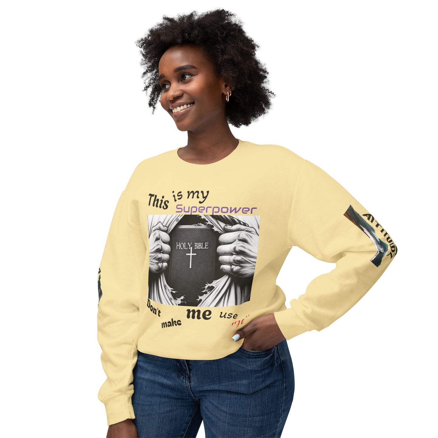 Men's/Women's Superpower Lightweight Crewneck Sweatshirt