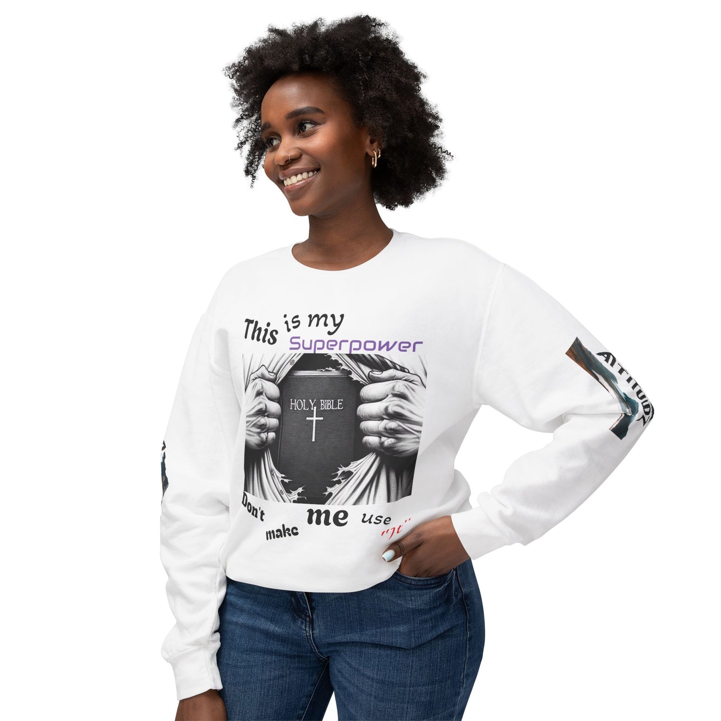 Men's/Women's Superpower Lightweight Crewneck Sweatshirt