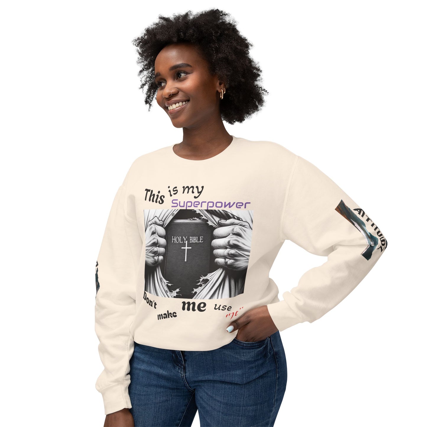 Men's/Women's Superpower Lightweight Crewneck Sweatshirt