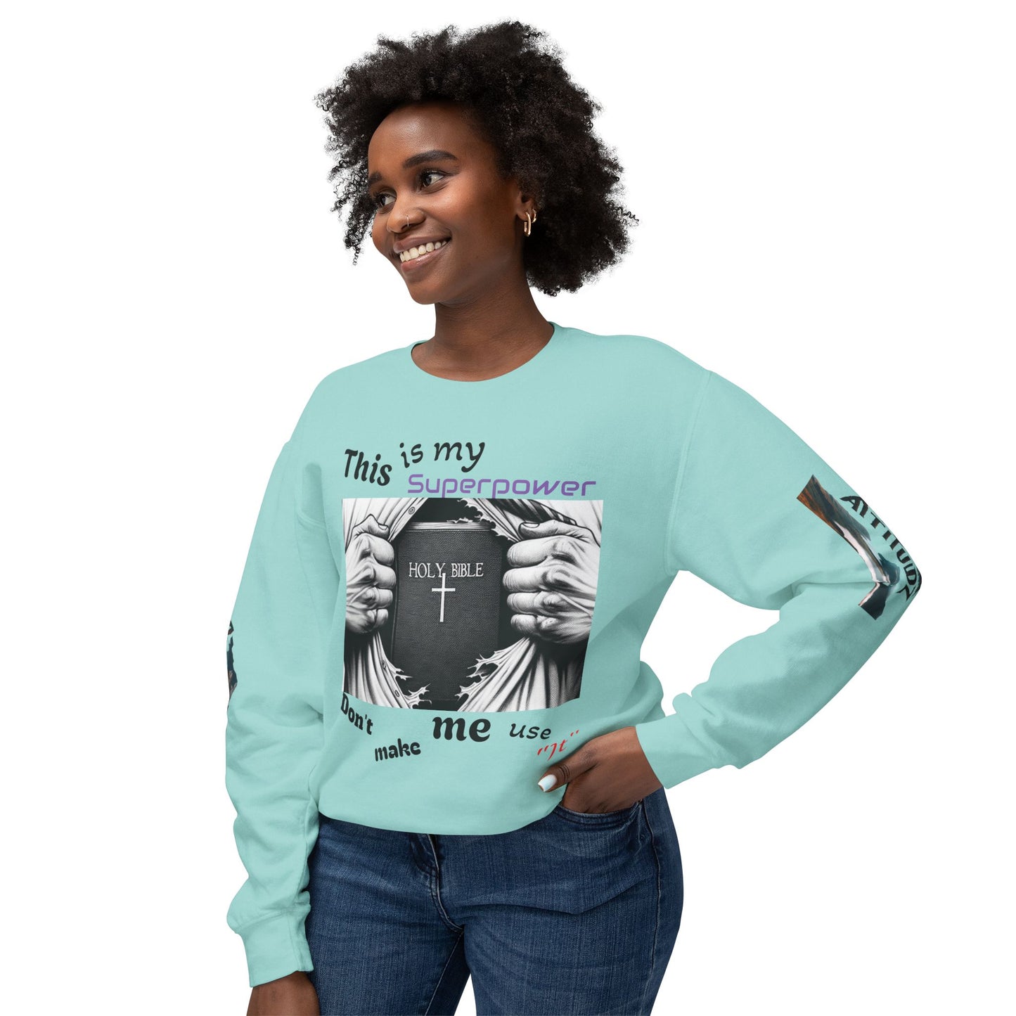 Men's/Women's Superpower Lightweight Crewneck Sweatshirt